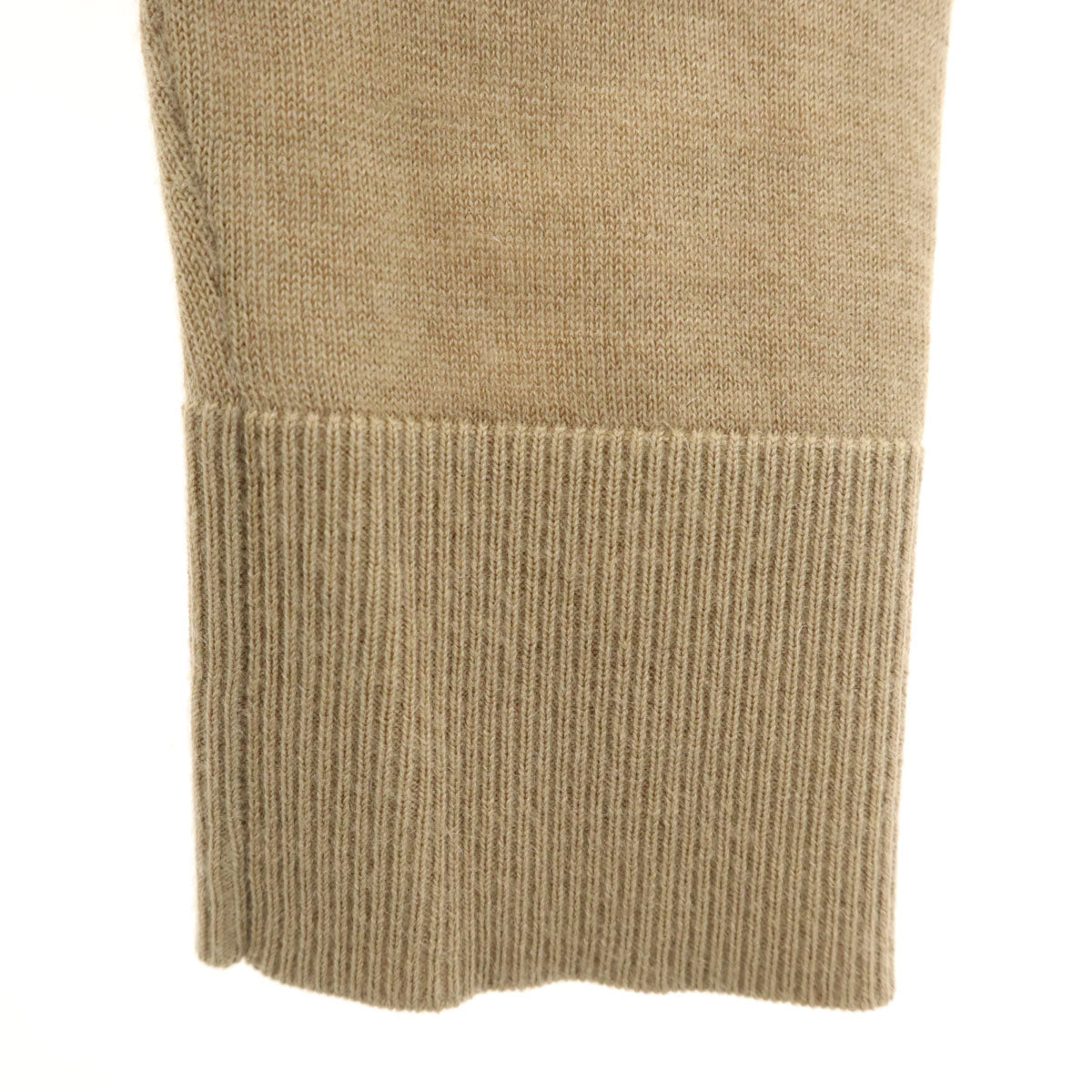 BALENCIAGA バレンシアガ 長袖 Vネック セーター 38 ベージュ メンズ