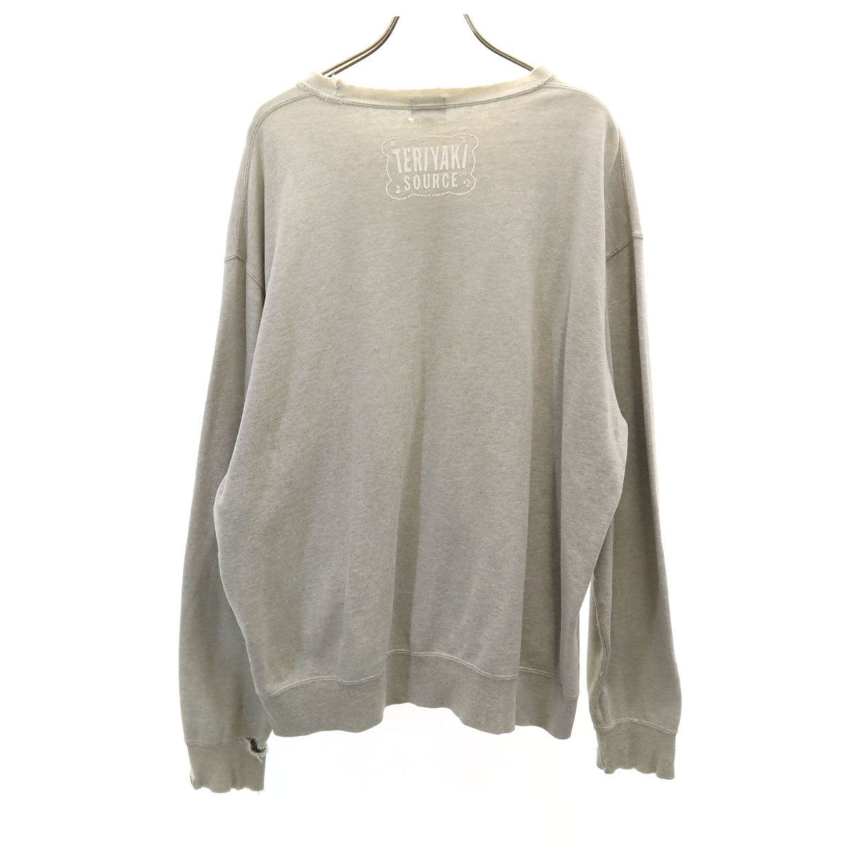 TERIYAKI SOURCE テリヤキソース 日本製 長袖 スウェット トレーナー L グレー A BATHING APE ア ベイシング エイプ TERIYAKI BOYZ メンズ
