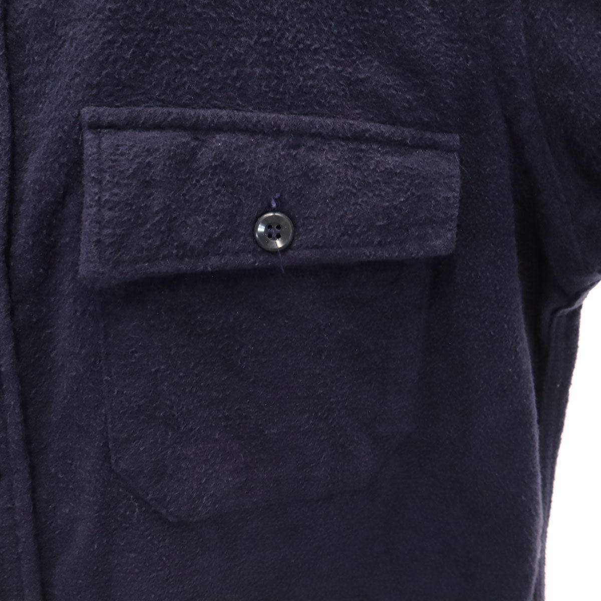L.L.Bean エルエルビーン 70s ヴィンテージ 筆記体タグ シャモア 長袖 ネルシャツ 15 1/2 ネイビー アウトドア メンズ