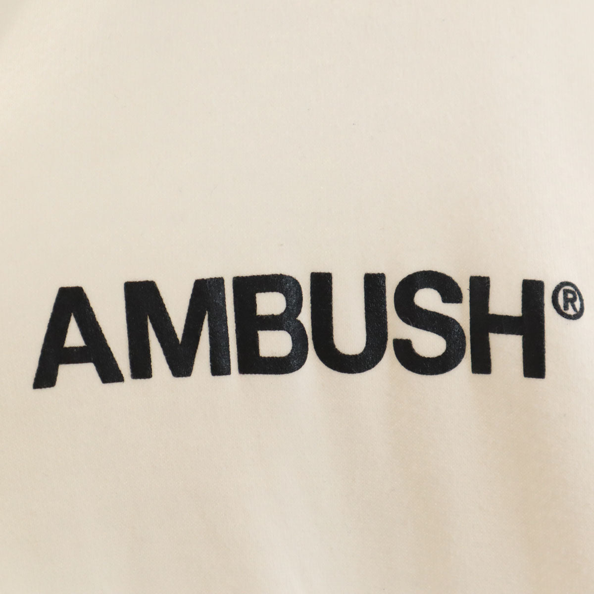 AMBUSH アンブッシュ 日本製 長袖 スウェットパーカー 3 ホワイト メンズ
