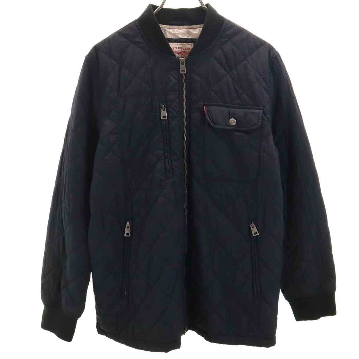 Levi's リーバイス キルティングジャケット L ブラック 中綿 メンズ