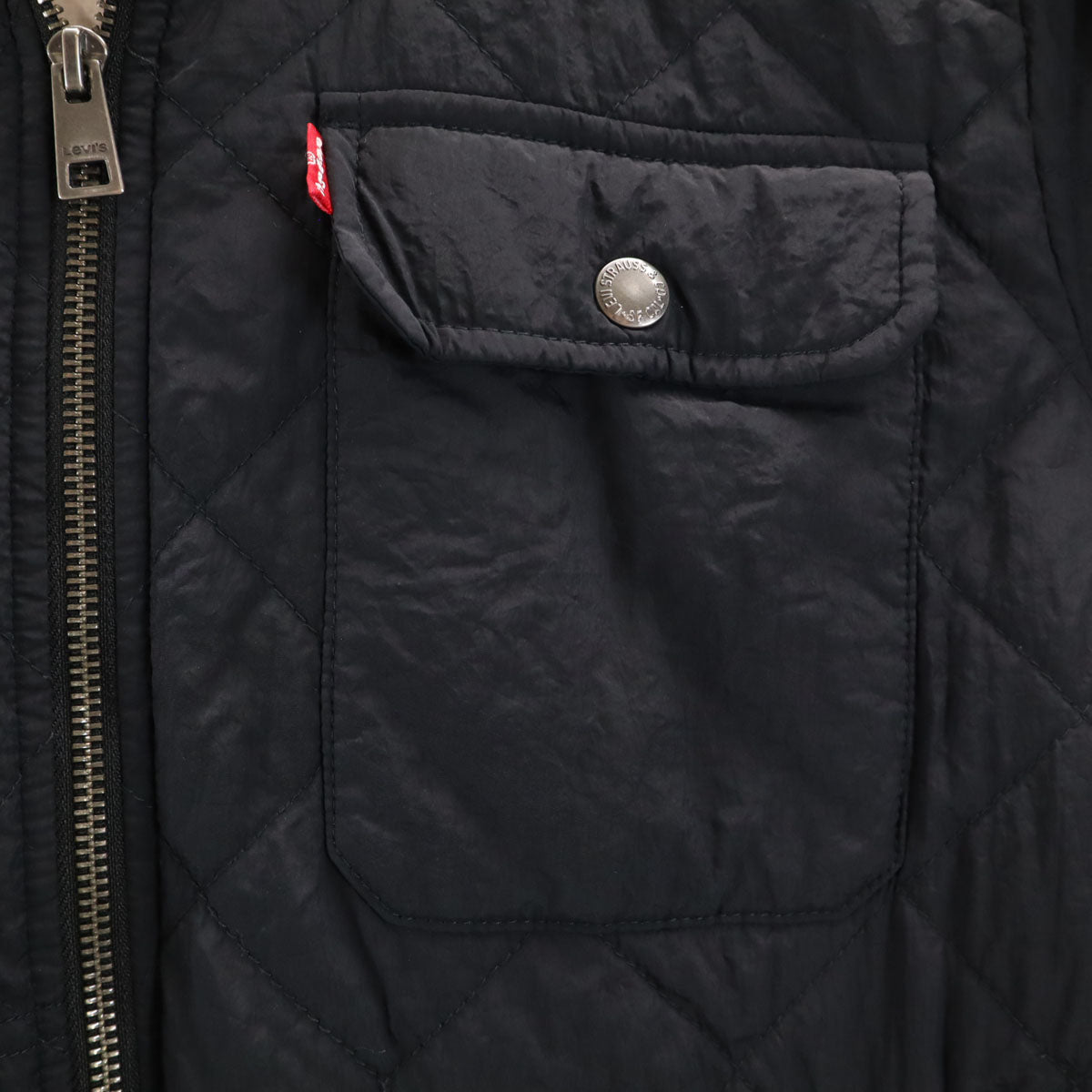 Levi's リーバイス キルティングジャケット L ブラック 中綿 メンズ