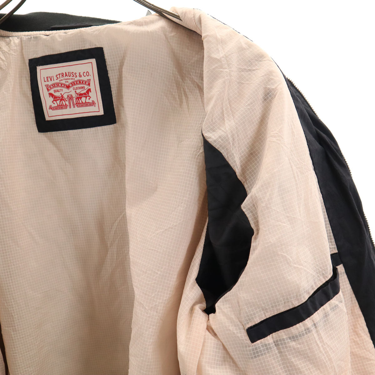 Levi's リーバイス キルティングジャケット L ブラック 中綿 メンズ