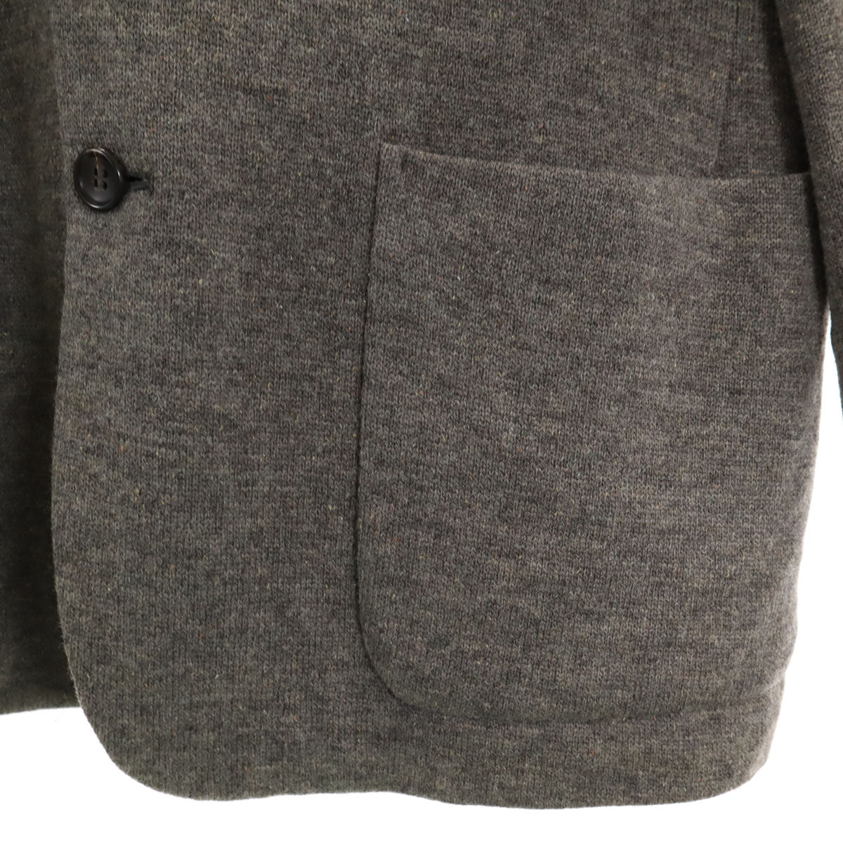 COMME des GARCONS HOMME コムデギャルソンオム 1996年 90s 日本製 オールド ニット テーラードジャケット M グレー メンズ