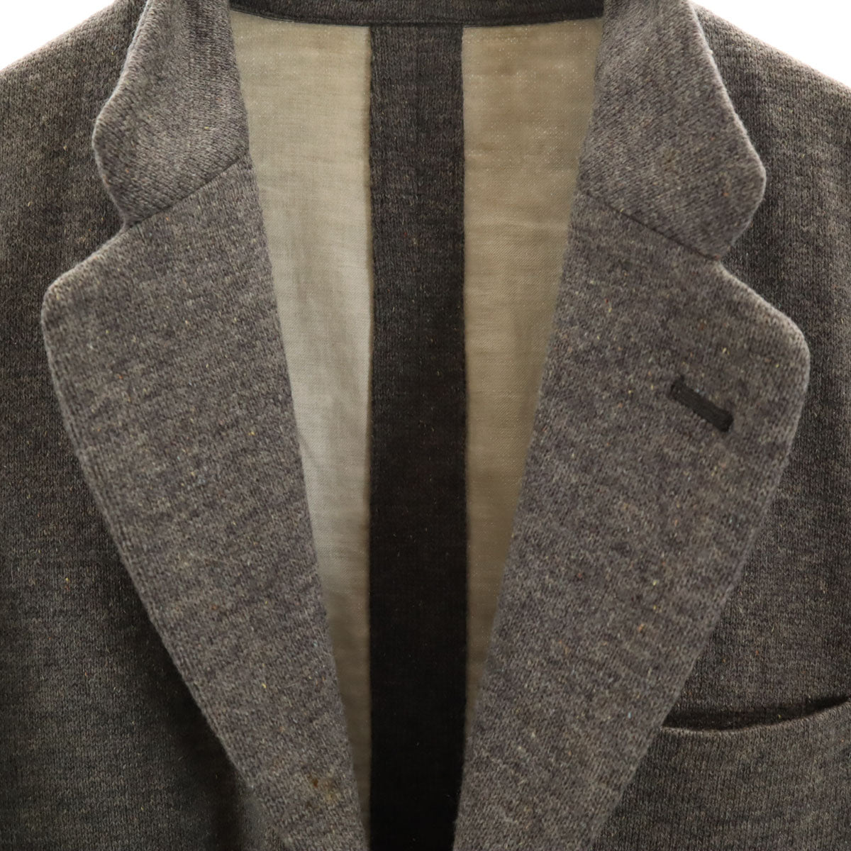 COMME des GARCONS HOMME コムデギャルソンオム 1996年 90s 日本製 オールド ニット テーラードジャケット M グレー メンズ