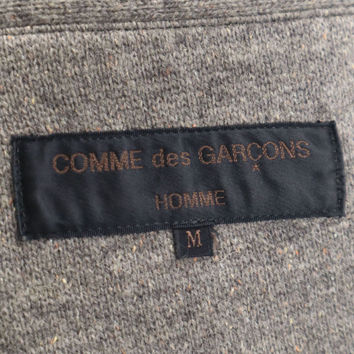 COMME des GARCONS HOMME コムデギャルソンオム 1996年 90s 日本製 オールド ニット テーラードジャケット M グレー メンズ