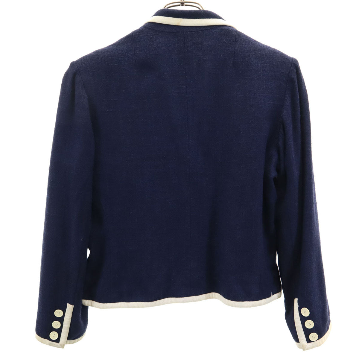Givenchy ジバンシー 80s 90s オールド 日本製 テーラードジャケット 8 ブルー レディース