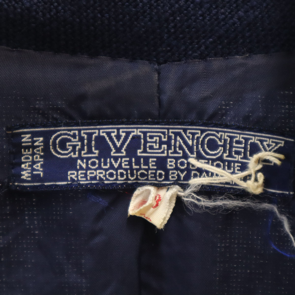 Givenchy ジバンシー 80s 90s オールド 日本製 テーラードジャケット 8 ブルー レディース