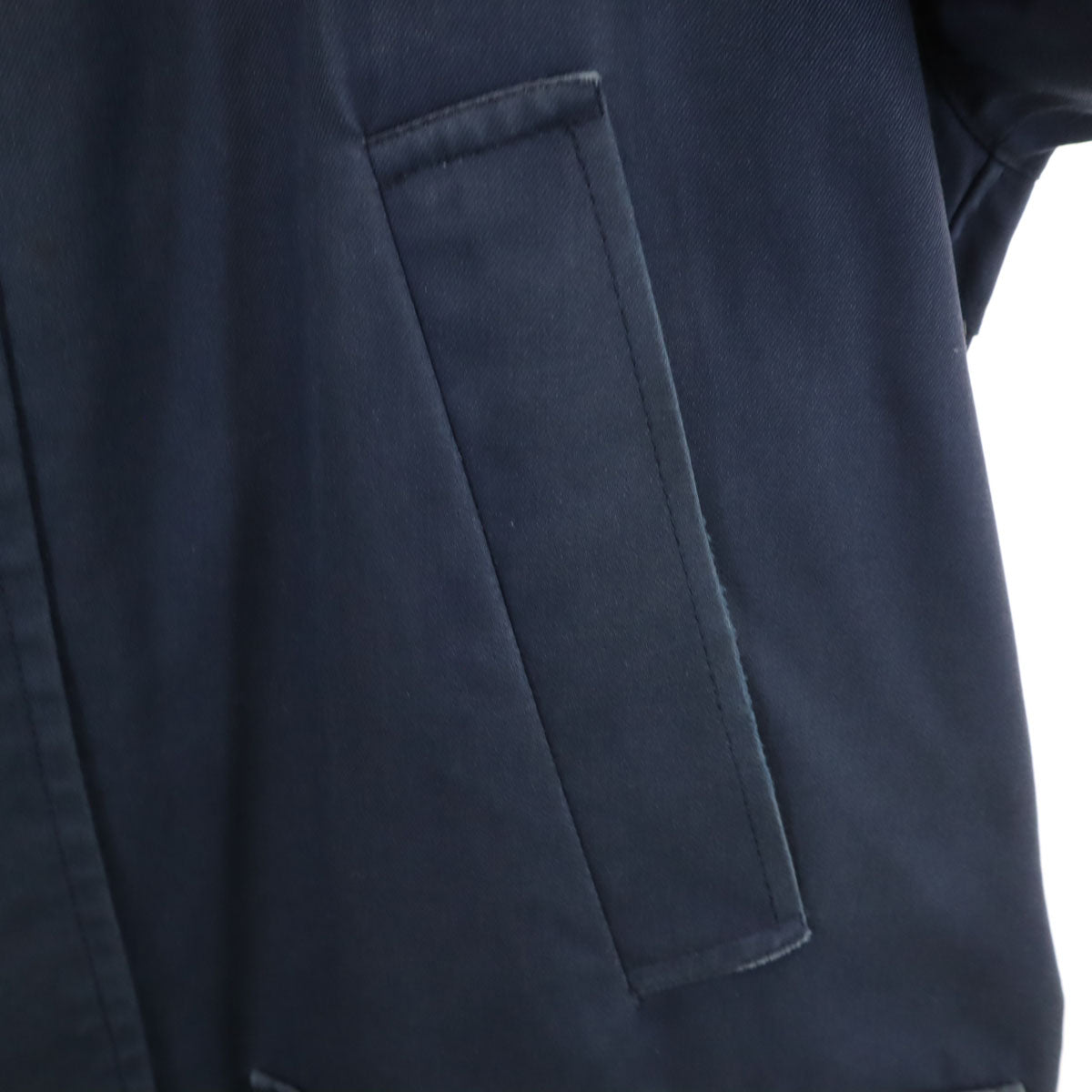 Aquascutum アクアスキュータム 80s 90s イングランド製 オールド ステンカラーコート ネイビー メンズ