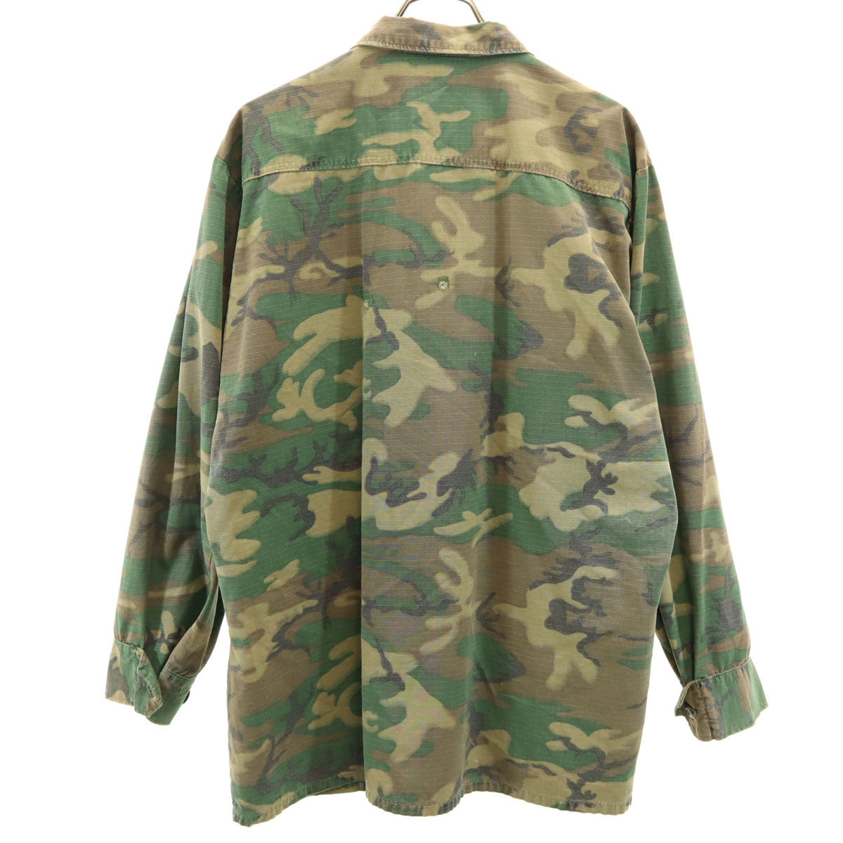 US ARMY アメリカ軍 60s 70s ヴィンテージ 5th ブラウンリーフカモ柄 ジャングルファティーグ ジャケット カーキ ミリタリー メンズ