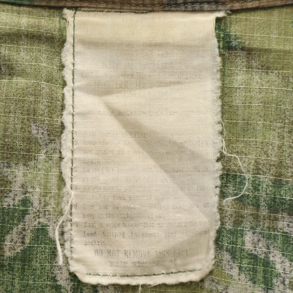 US ARMY アメリカ軍 60s 70s ヴィンテージ 5th ブラウンリーフカモ柄 ジャングルファティーグ ジャケット カーキ ミリタリー メンズ