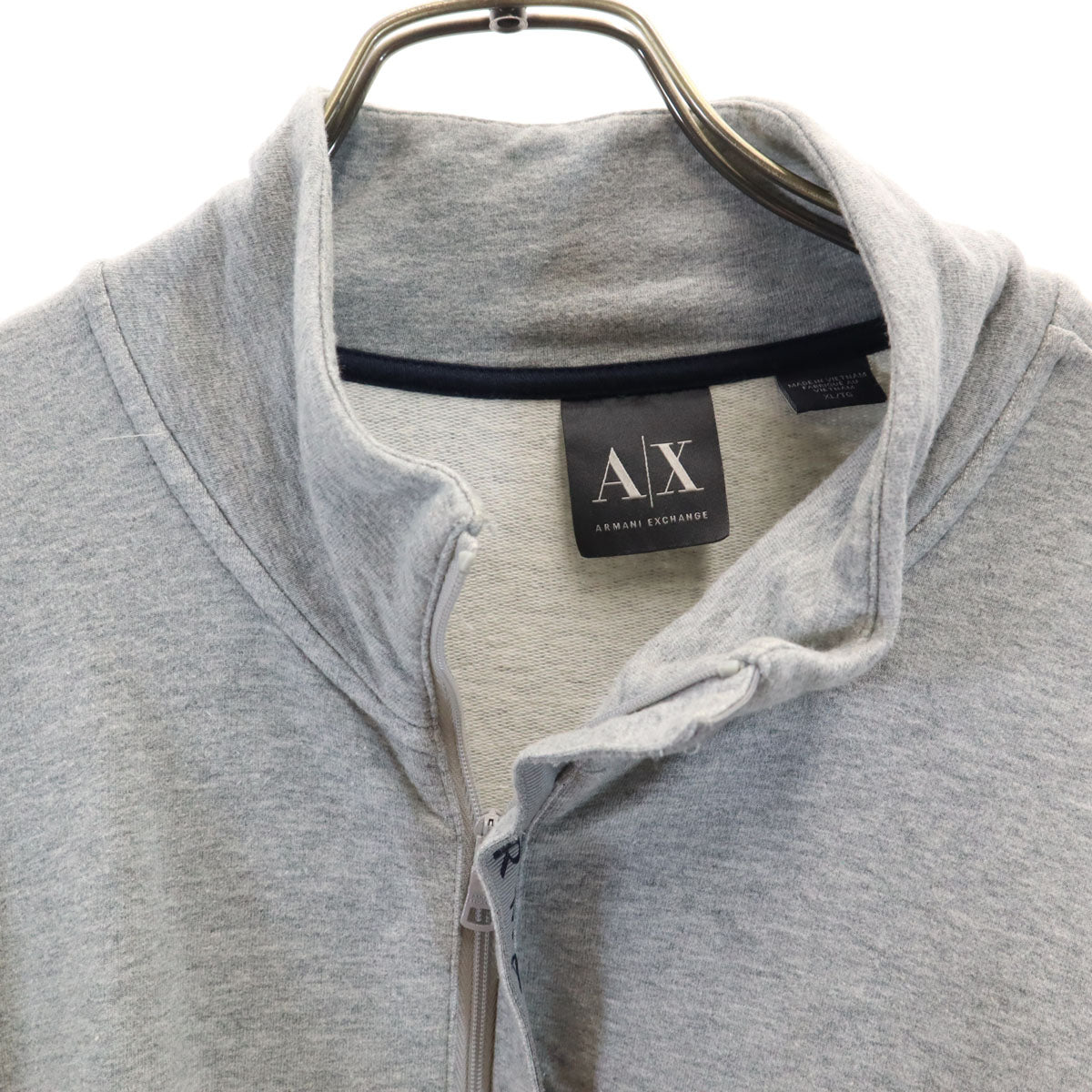 ARMANI EXCHANGE アルマーニエクスチェンジ スウェット ジップジャケット XL グレー メンズ