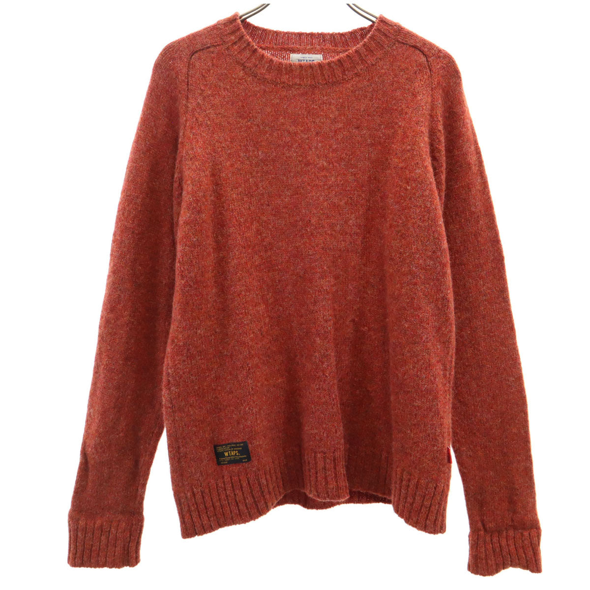WTAPS ダブルタップス 日本製 長袖 セーター M 赤茶 ニット メンズ