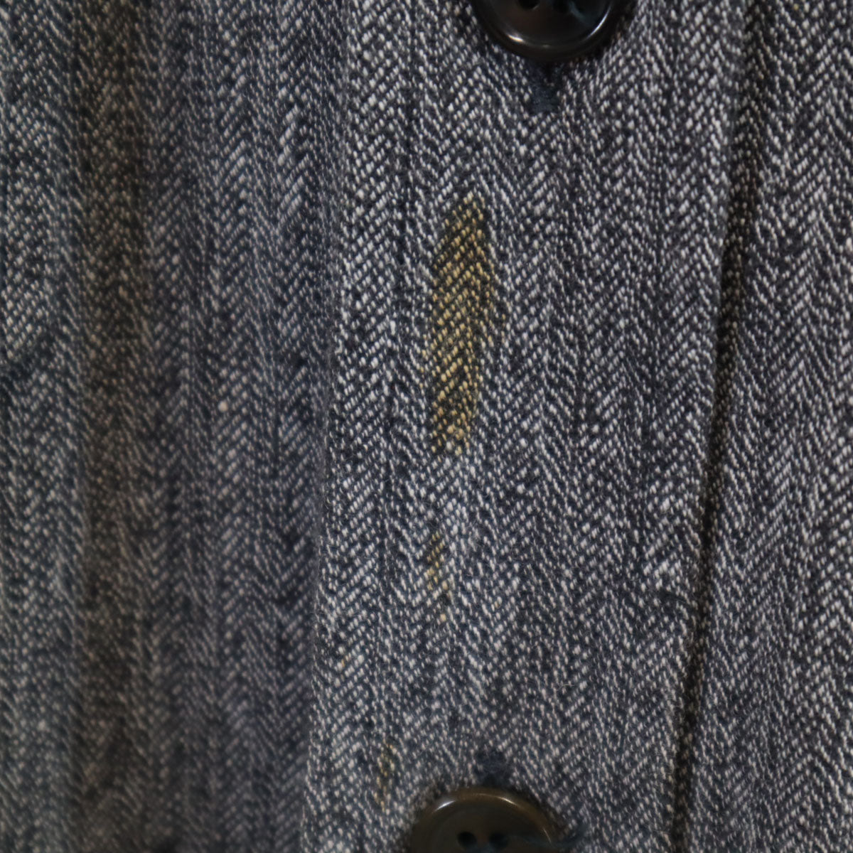 Paul Smith LONDON ポールスミスロンドン 日本製 ヘリンボーン 長袖 シャツ L グレー メンズ