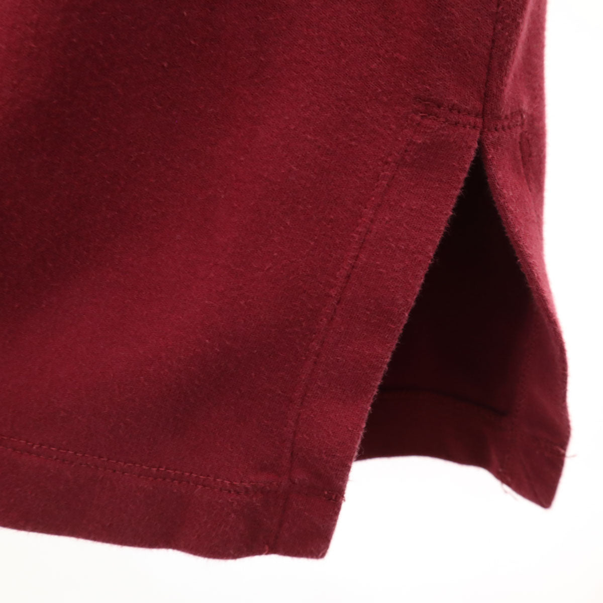 HaaT ISSEY MIYAKE ハート イッセイミヤケ 日本製 7分袖 カットソー 2 ボルドー レディース