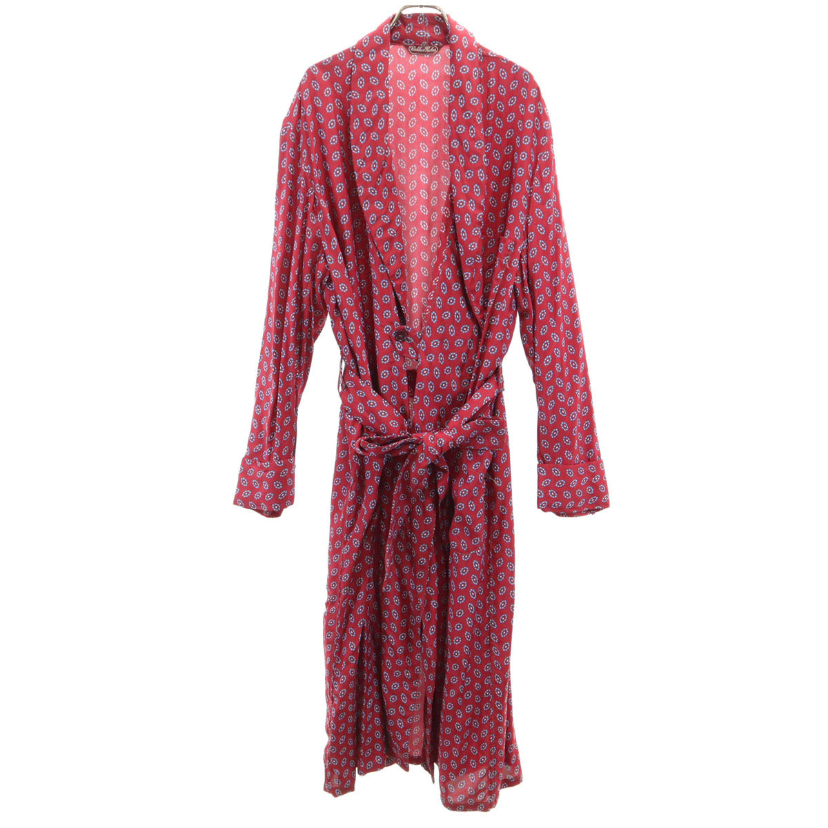 Rabhor Robes 60s ヴィンテージ 総柄 ガウン レッド系 メンズ