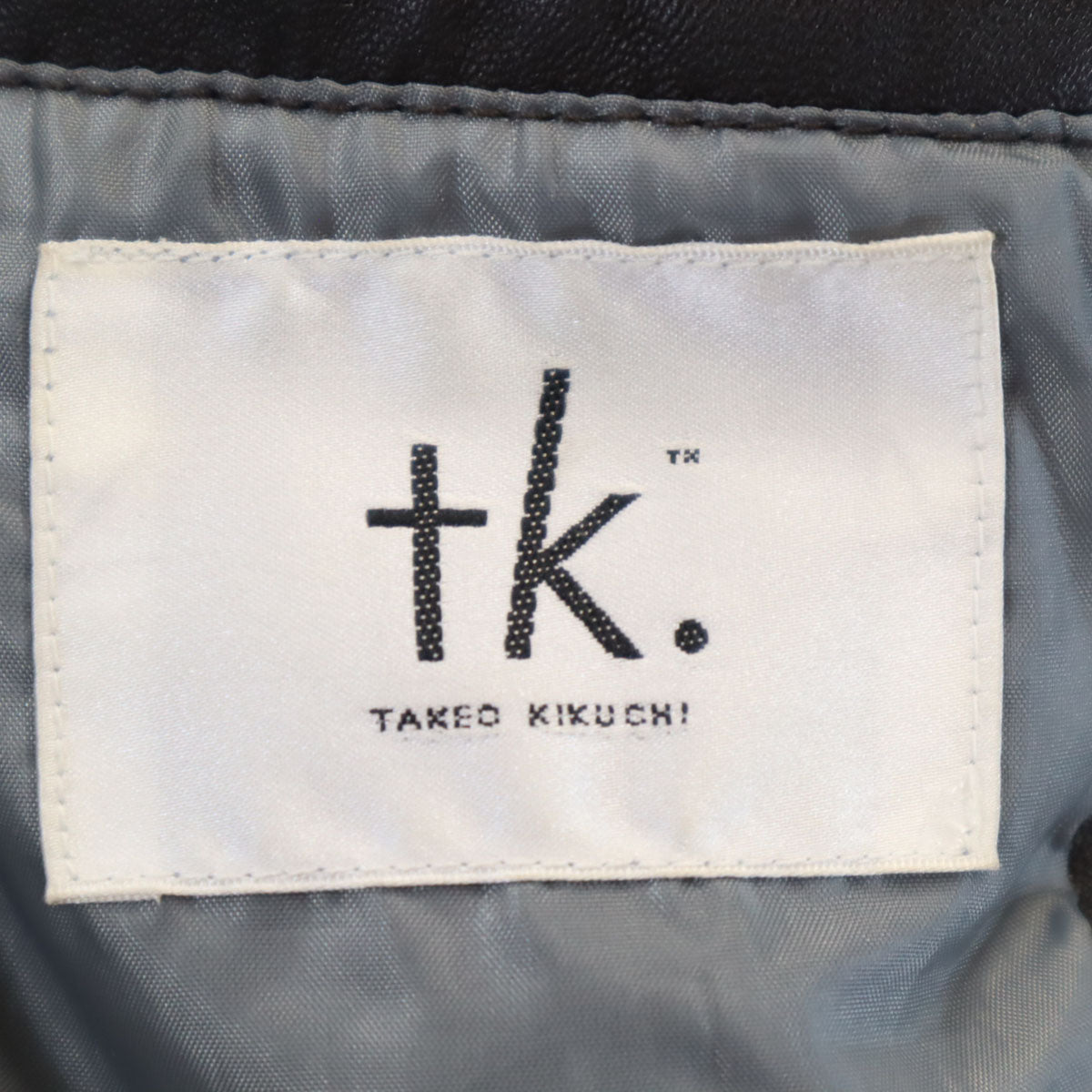 TAKEO KIKUCHI タケオキクチ シープスキン レザージャケット M ブラウン系 メンズ