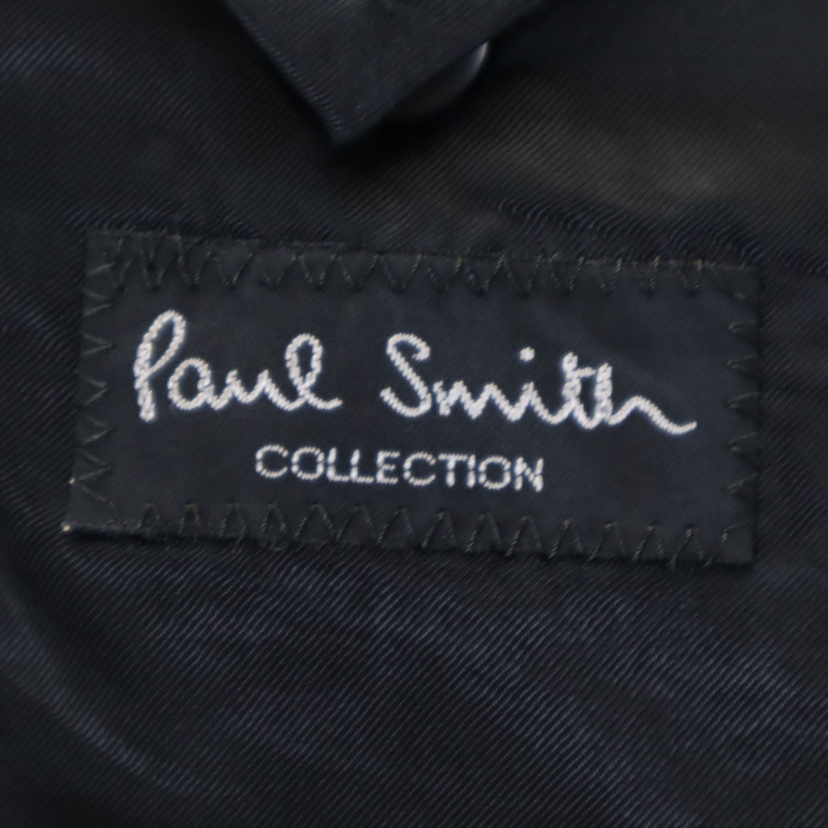 PAUL SMITH COLLECTION ポールスミスコレクション ストライプ柄 スーツ 上下 セットアップ M ブラック系 メンズ
