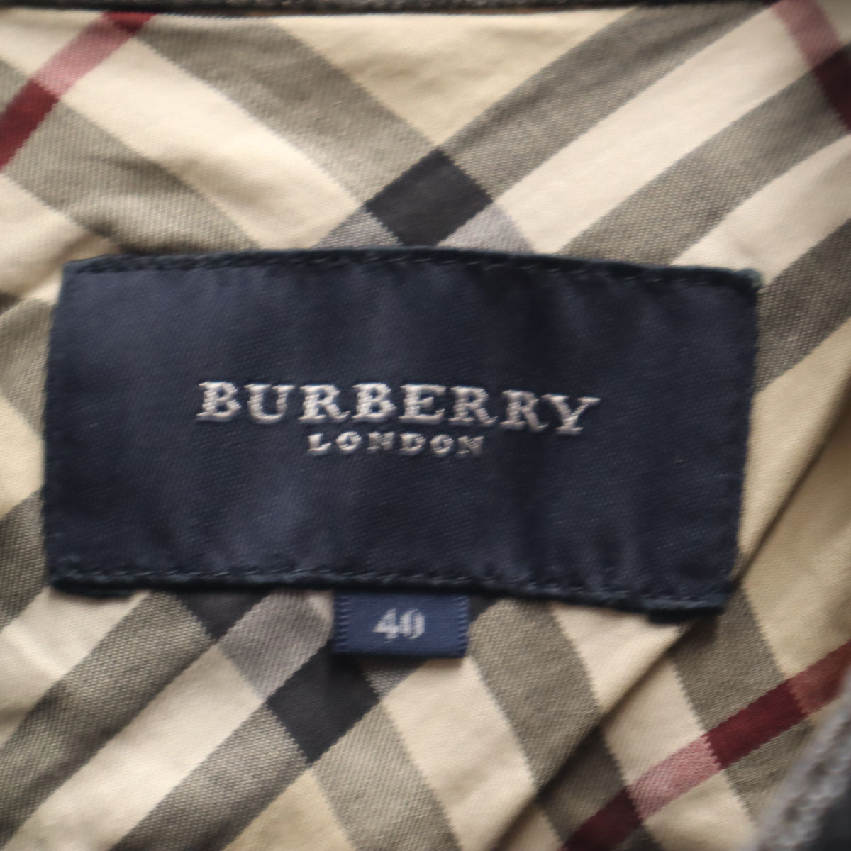 BURBERRY LONDON バーバリーロンドン デニムジャケット 40 インディゴ 三陽商会 ジージャン レディース