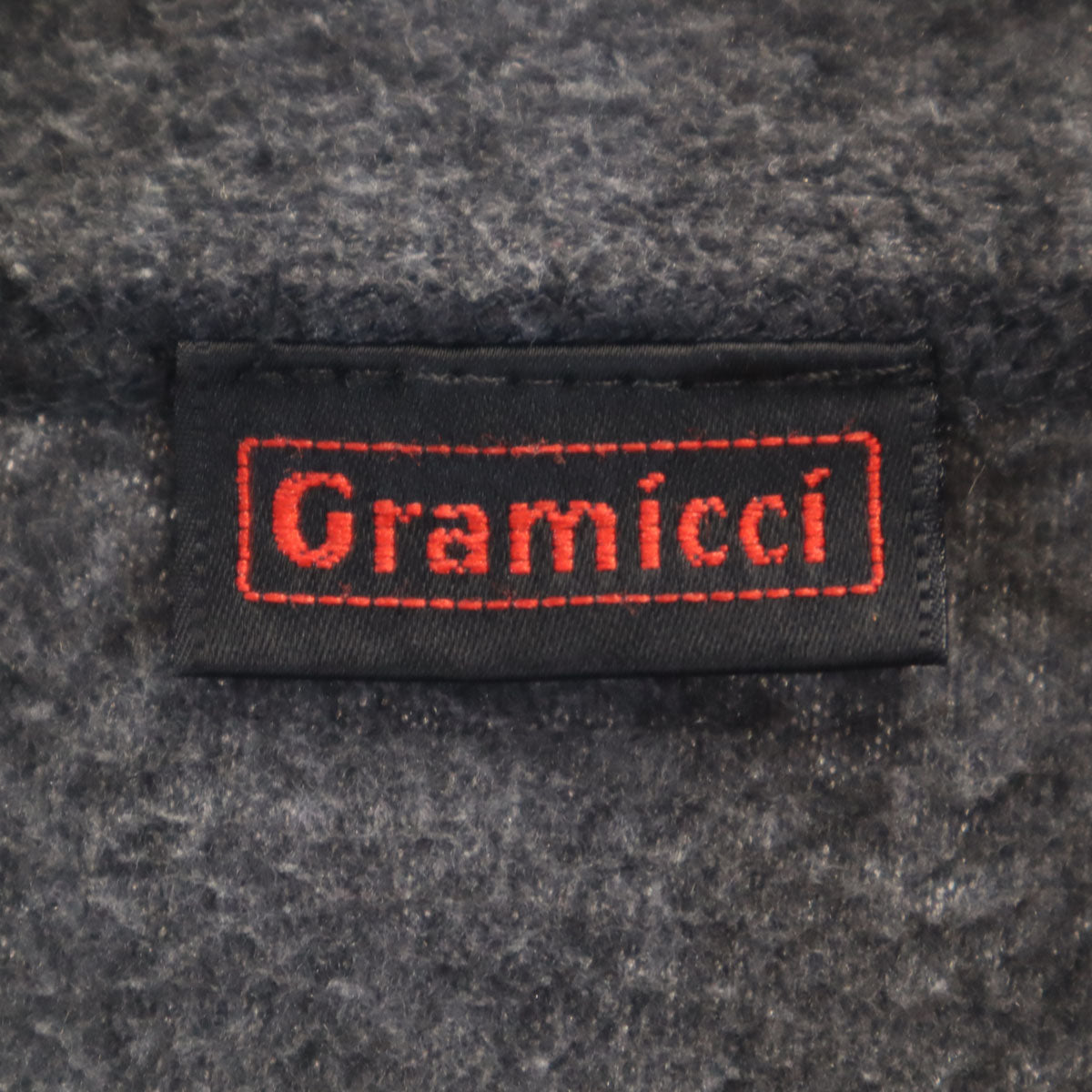Gramicci グラミチ 90s USA製 オールド フリース ベスト S チャコールグレー アウトドア メンズ