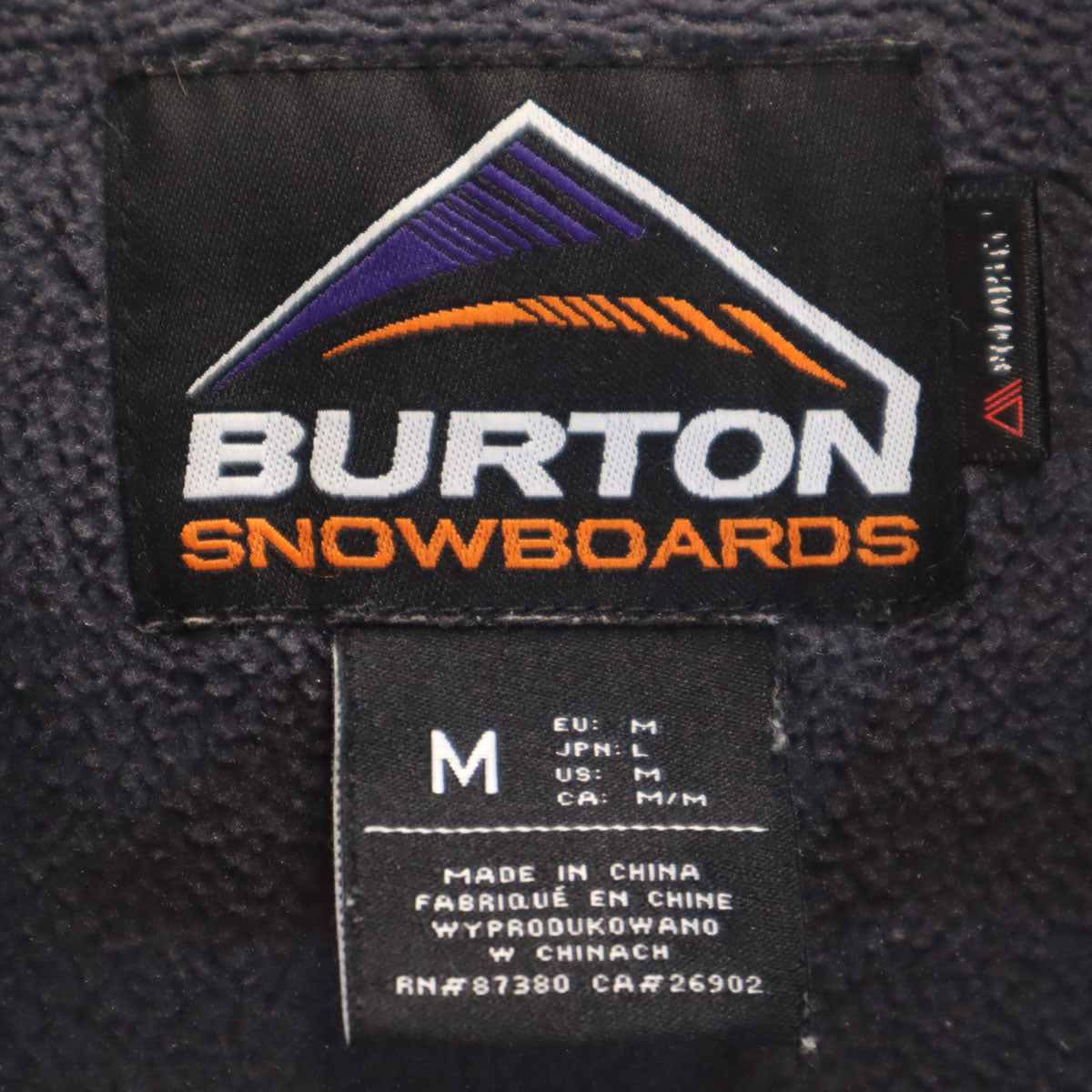 BURTON バートン 長袖 フリース パーカー L チャコールグレー メンズ