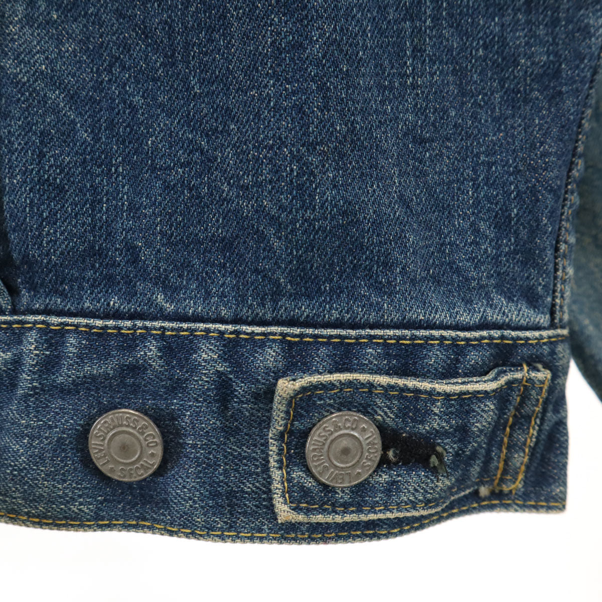 Levi's リーバイス 90s 71507 日本製 ビッグE オールド 2nd復刻 デニムジャケット 40 ウォッシュブルー ジージャン トラッカー メンズ