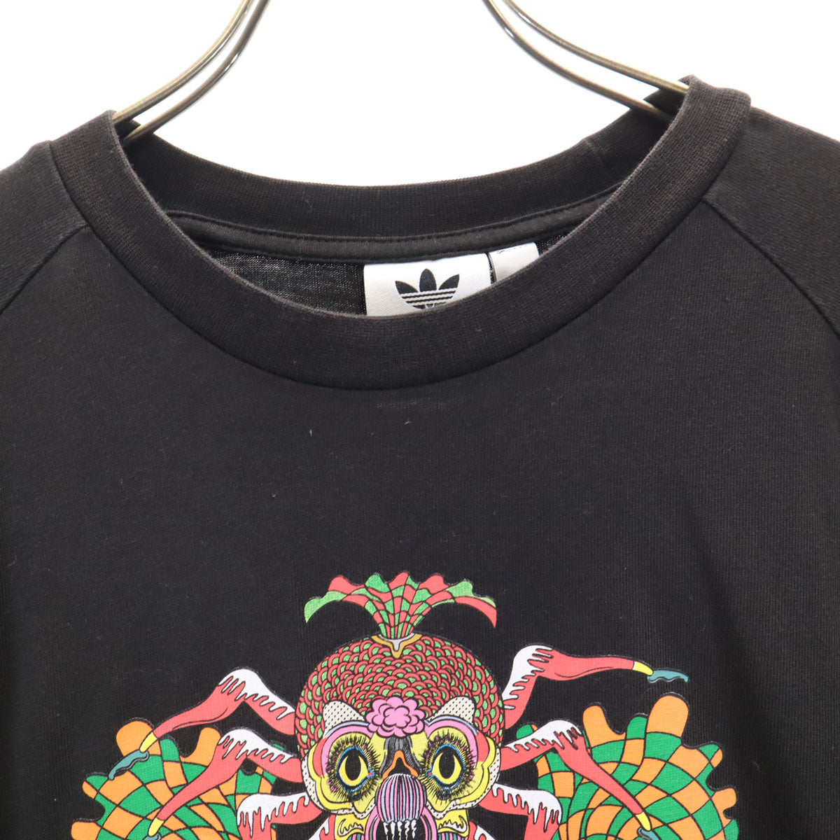 adidas Originals アディダスオリジナルス Tanaami 田名網敬一 カリ コラボ 長袖 Tシャツ L ブラック ロンT メンズ