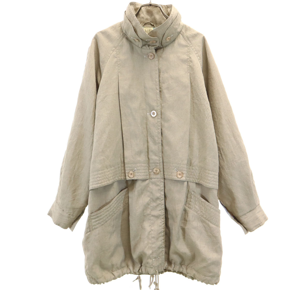 gallery 90s オールド スタンドカラー ジャケット M ベージュ レディース