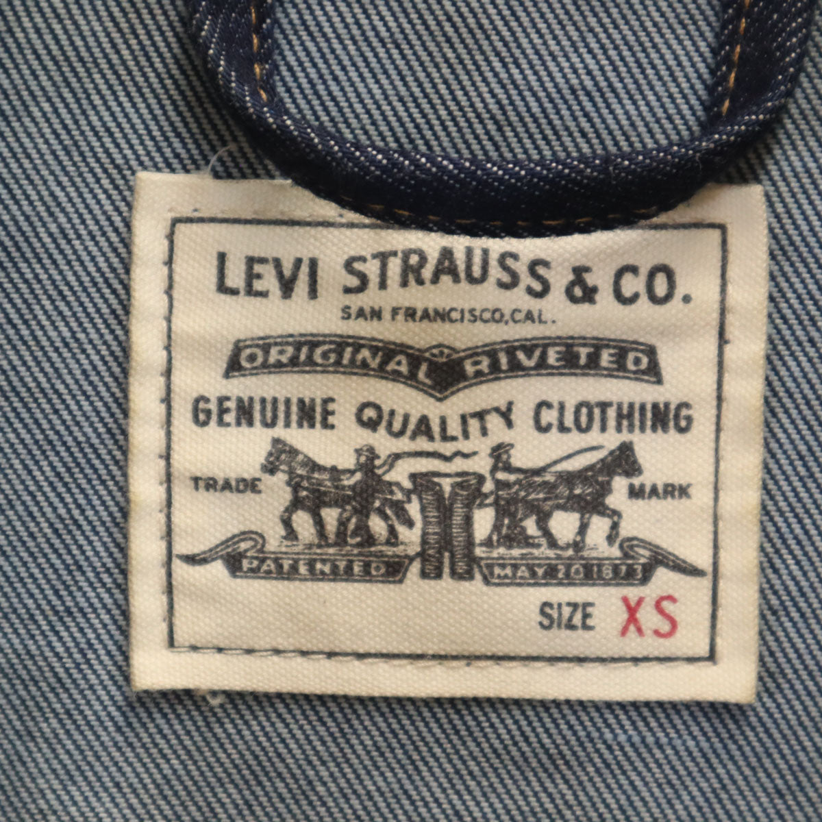 Levi's リーバイス デニムジャケット XS ネイビー メンズ