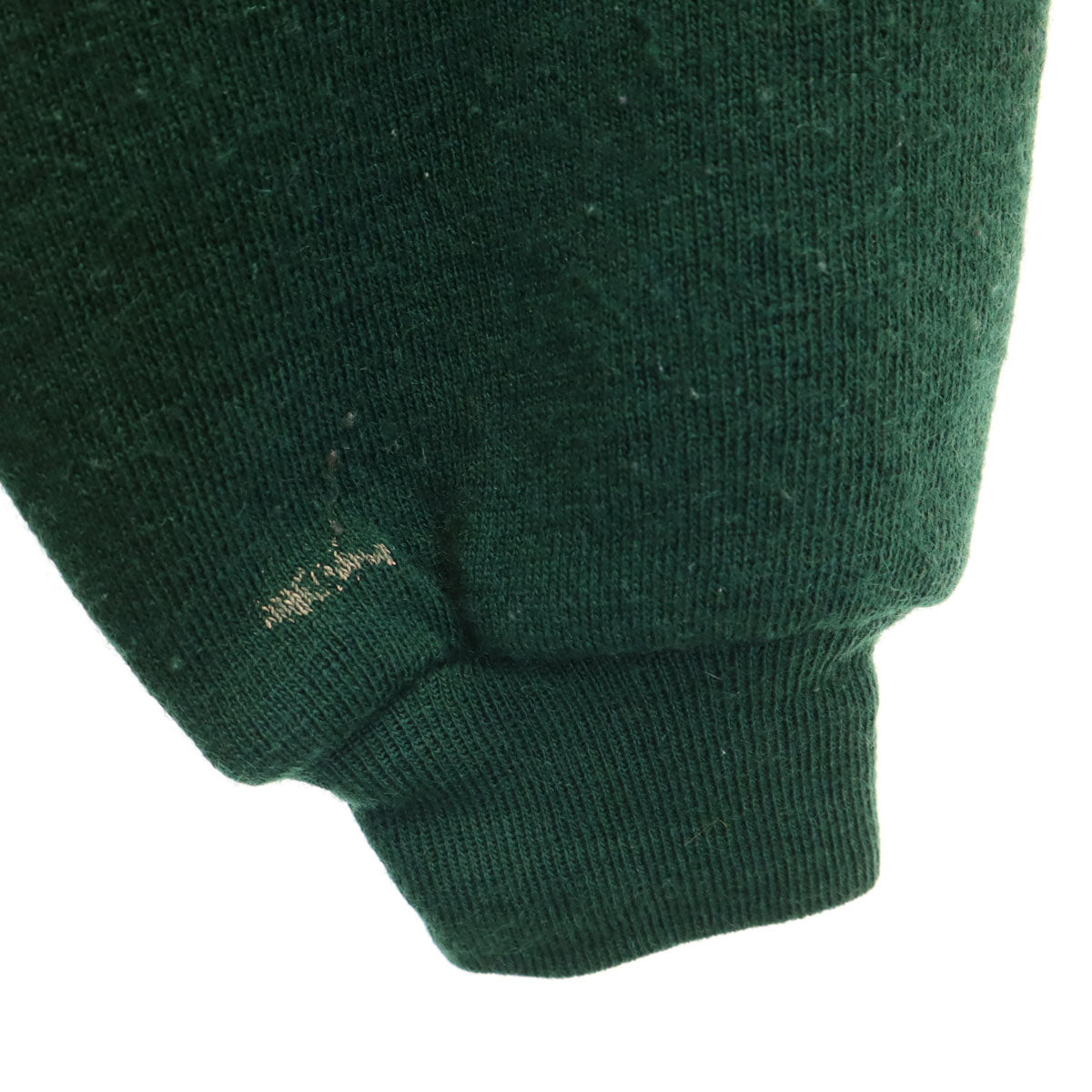LACOSTE ラコステ 70s 80s フランス製 ヴィンテージ 長袖 ポロシャツ S グリーン ニット メンズ
