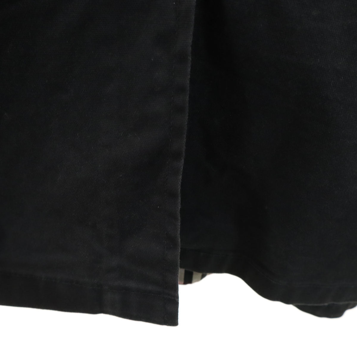 BURBERRY BLACK LABEL バーバリーブラックレーベル コットンジャケット L ブラック フード付き 三陽商会 メンズ