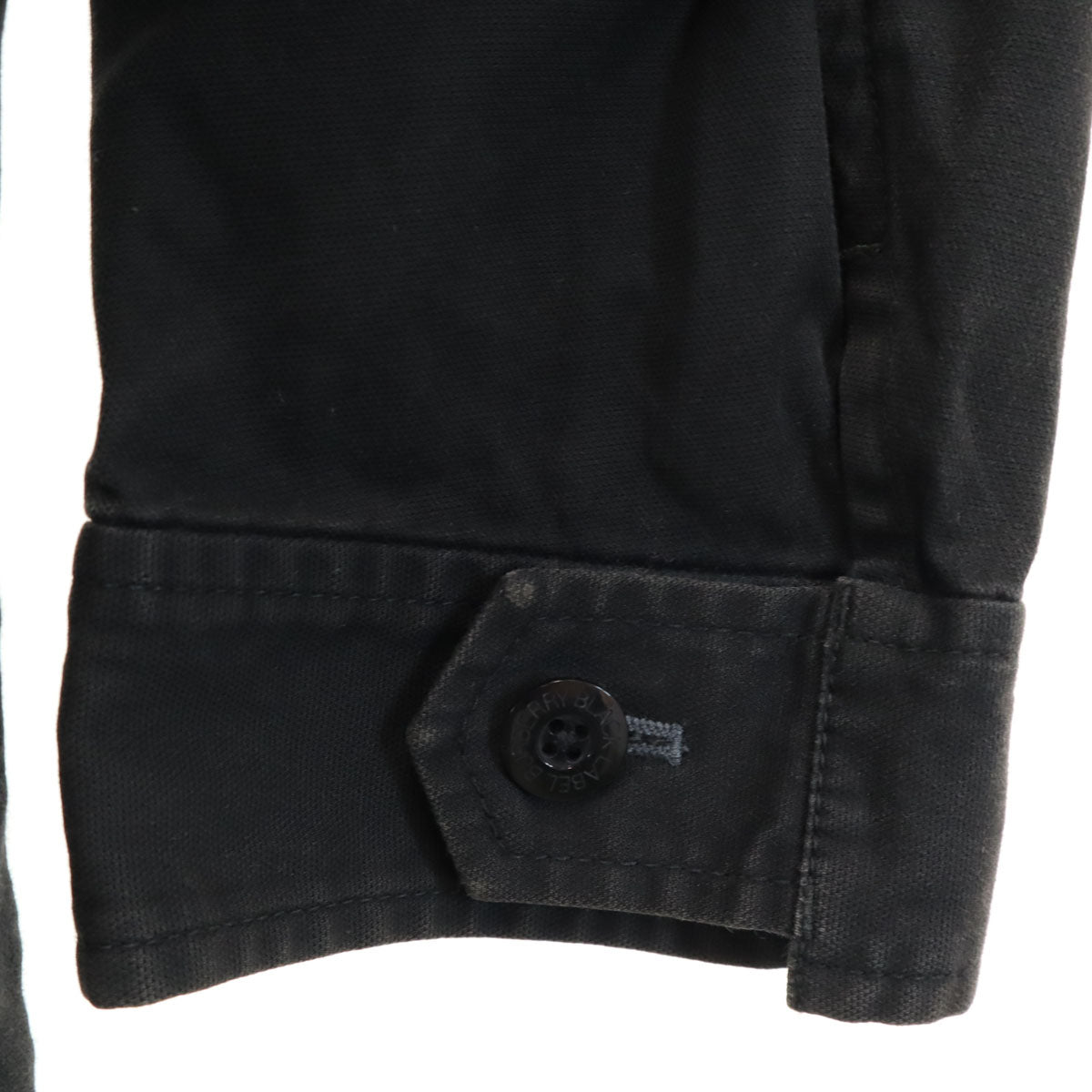 BURBERRY BLACK LABEL バーバリーブラックレーベル コットンジャケット L ブラック フード付き 三陽商会 メンズ