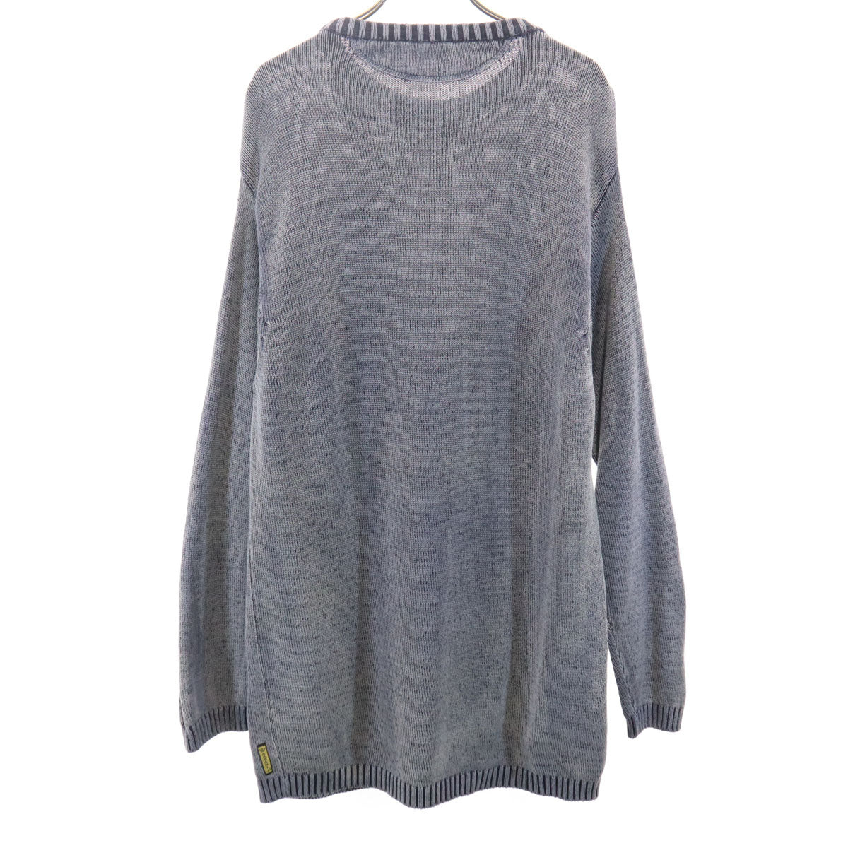 ARMANI JEANS アルマーニジーンズ 90s イタリア製 オールド 長袖 インディゴ染め ニット M ネイビー セーター メンズ