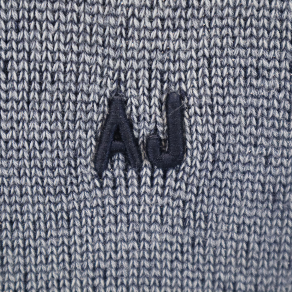 ARMANI JEANS アルマーニジーンズ 90s イタリア製 オールド 長袖 インディゴ染め ニット M ネイビー セーター メンズ