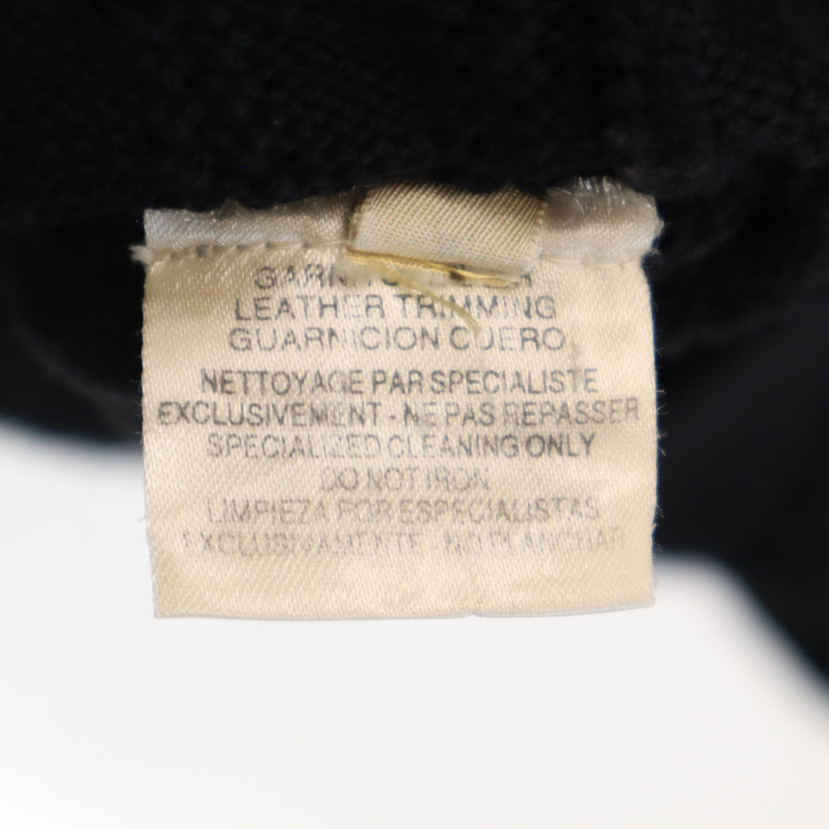 HERMES エルメス イタリア製 長袖 ハーフジップ ニット XL ブラック セーター メンズ