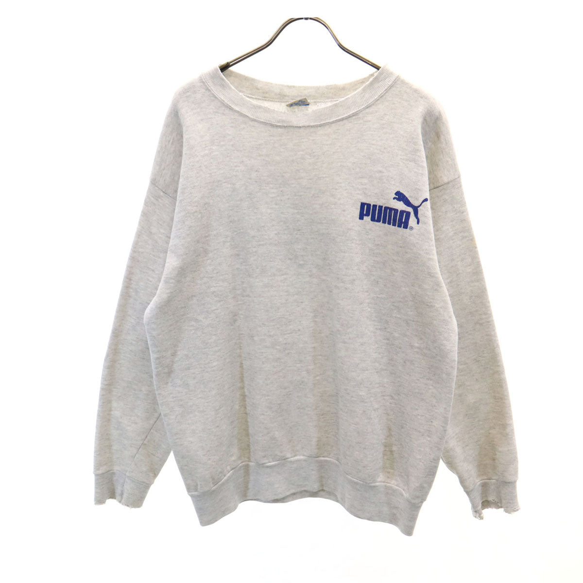 PUMA プーマ 80s 90s オールド 長袖 スウェット トレーナー L グレー メンズ