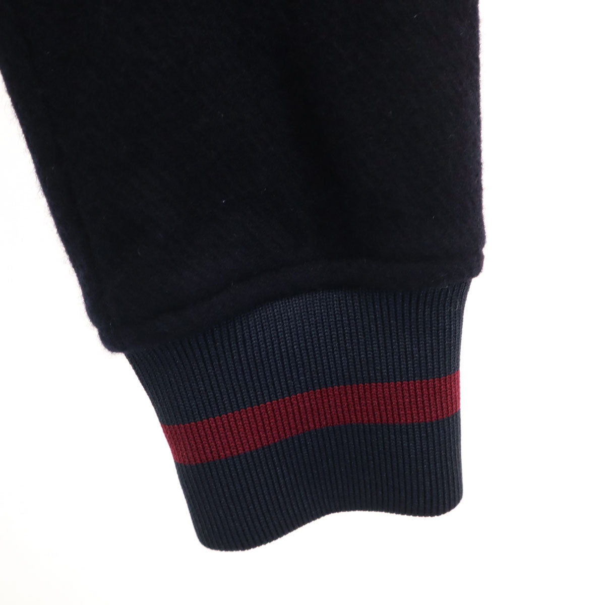 LANVIN en Bleu ランバンオンブルー 日本製 スタジャン 38 ブラック系 レディース
