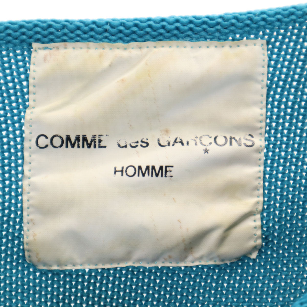 COMME des GARCONS HOMME コムデギャルソンオム 1996年 90s 日本製 オールド 長袖 ロング ニット 水色 セーター メンズ