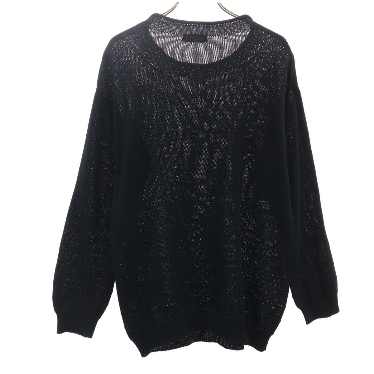 ISSEY MIYAKE イッセイミヤケ 90s 日本製 オールド 長袖 ニット M ブラック セーター レディース
