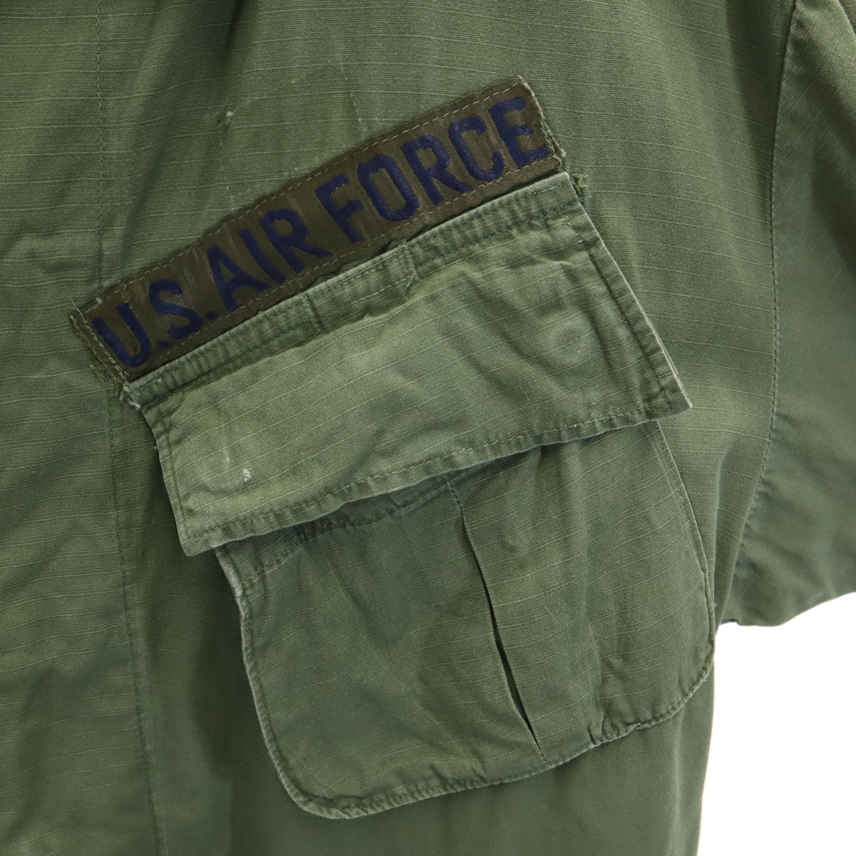 US ARMY アメリカ軍 60s ヴィンテージ ジャングルファティーグ 4TH USAF ジャングルファティーグ ジャケット M カーキ ミリタリー メンズ