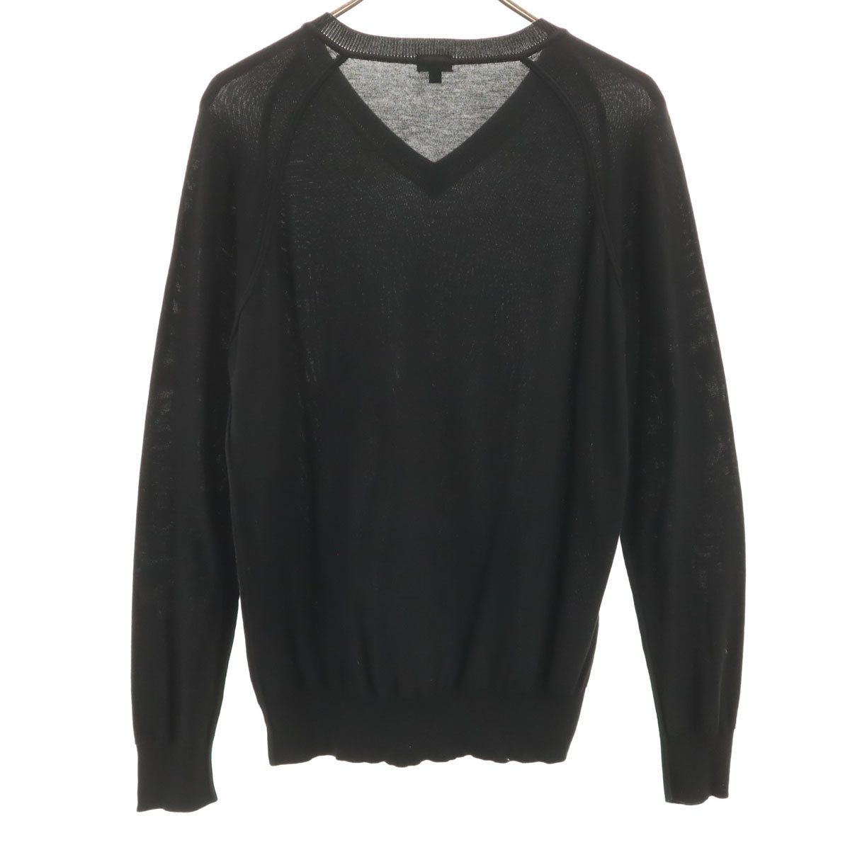 PS Paul Smith ピーエスポールスミス 長袖 セーター M ブラック ニット メンズ