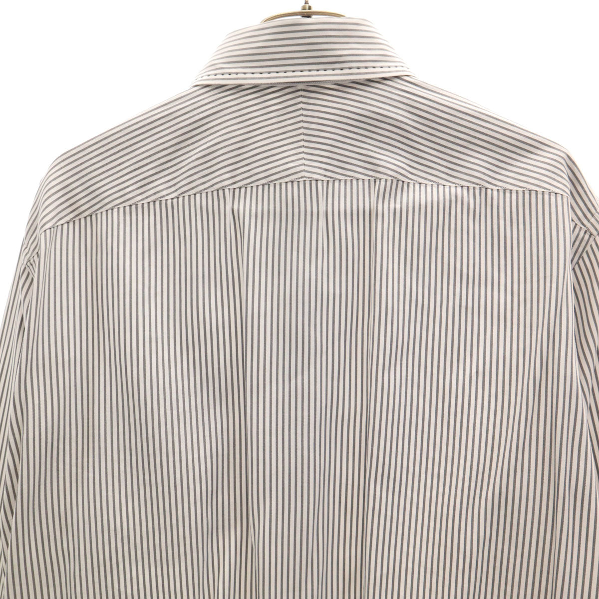Paul Smith LONDON ポールスミスロンドン ストライプ柄 長袖 シャツ L ホワイト メンズ