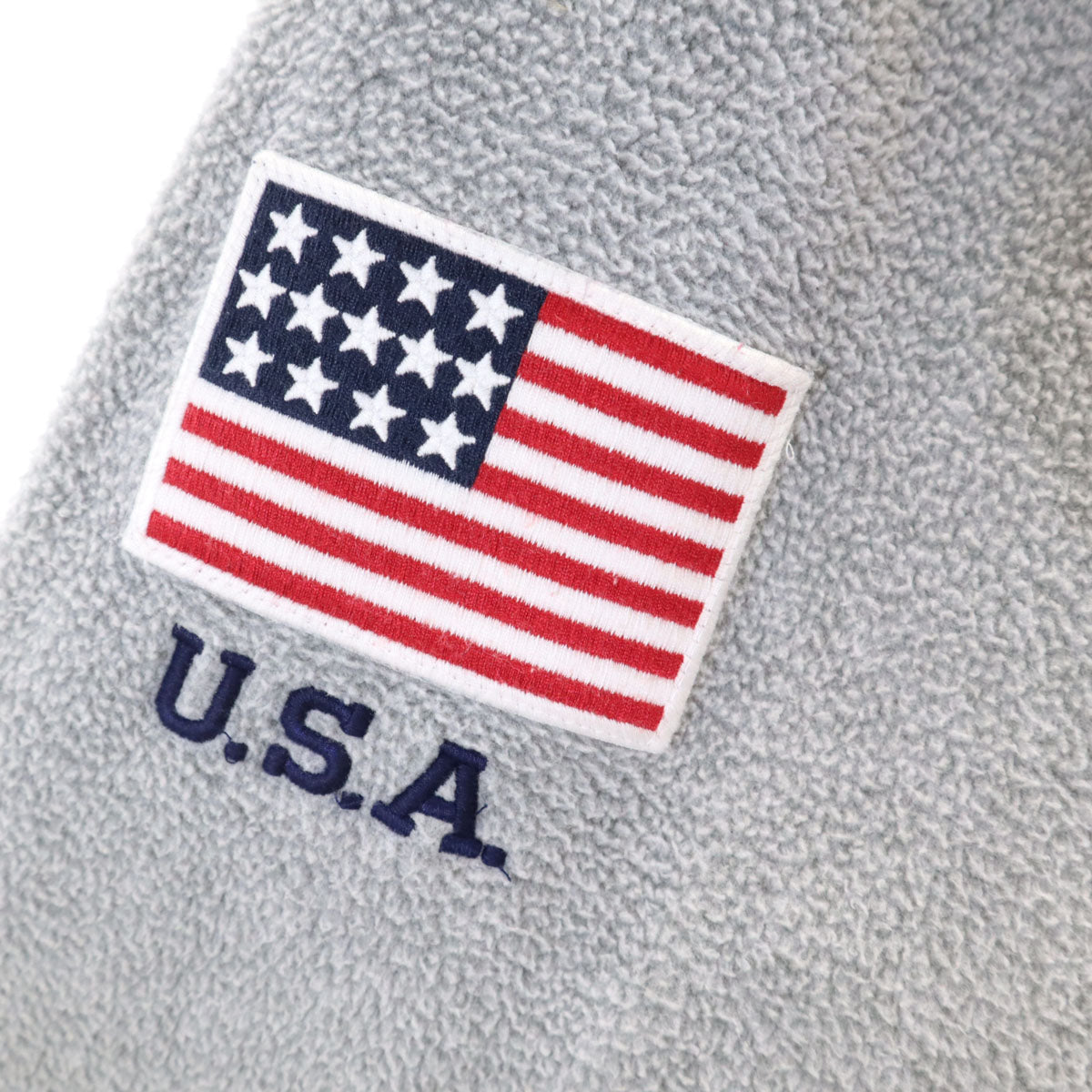 POLO RALPH LAUREN ポロラルフローレン 長袖 フリース ハーフジップ スウェット L グレー メンズ