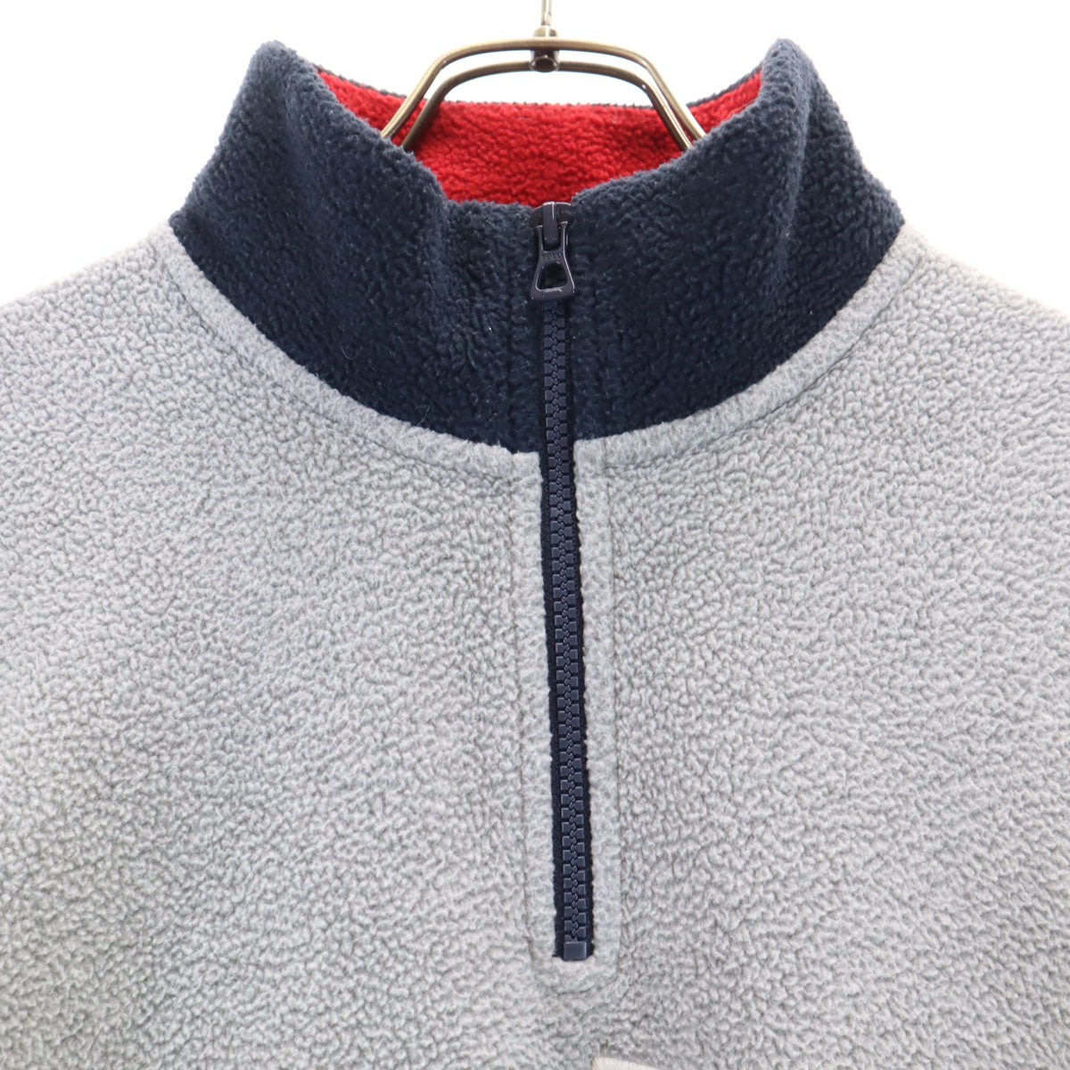 POLO RALPH LAUREN ポロラルフローレン 長袖 フリース ハーフジップ スウェット L グレー メンズ