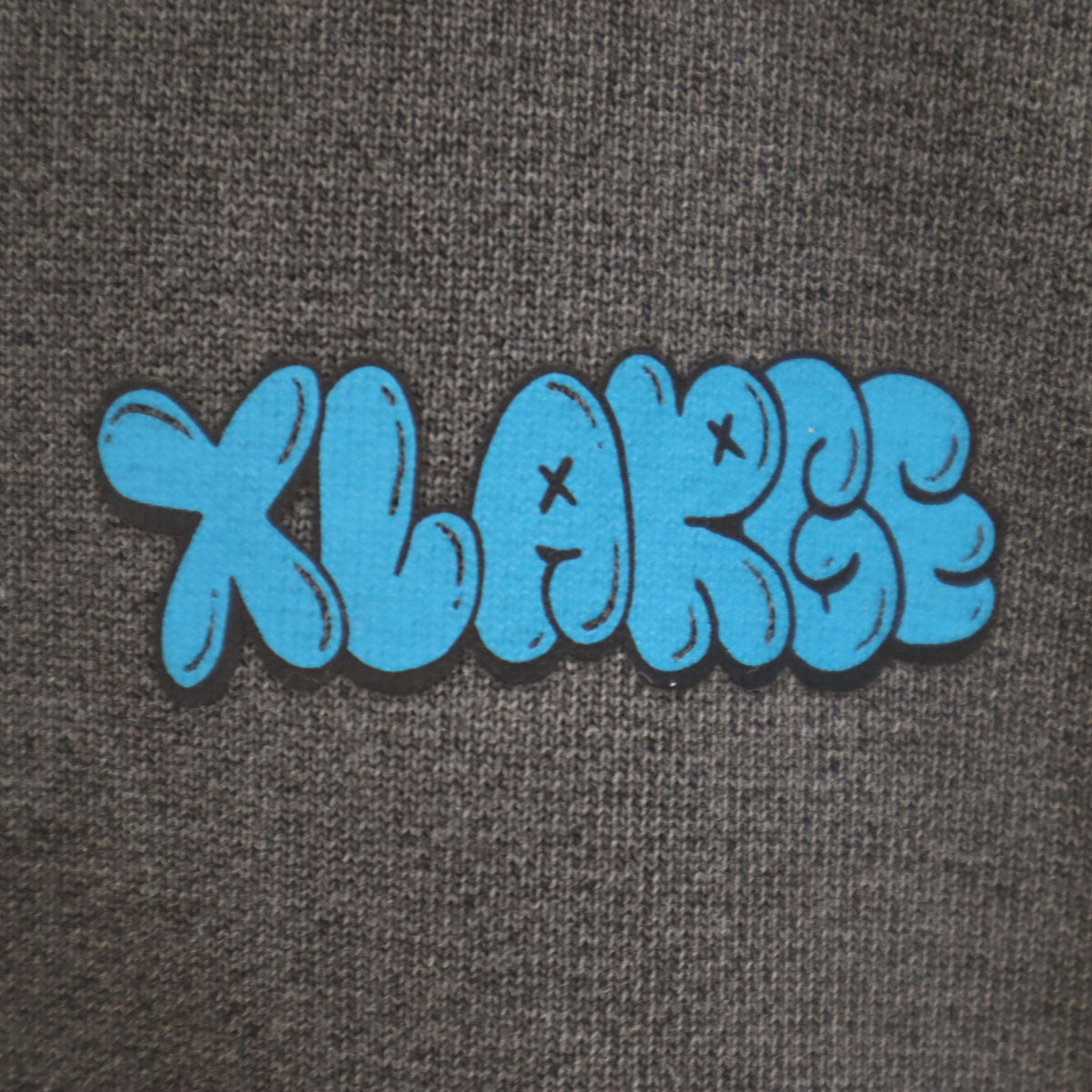 XLARGE エクストララージ バックロゴ 長袖 ピグメント加工 スウェットパーカー L チャコールグレー メンズ