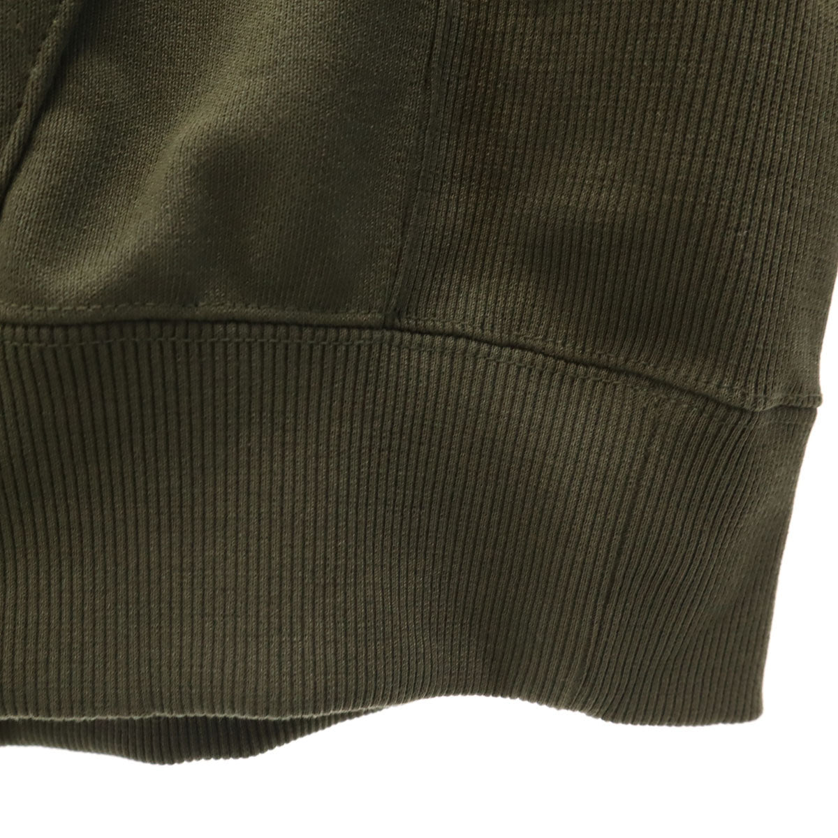 美品 THE NORTH FACE ノースフェイス 長袖 スウェット ジップパーカー L カーキ メンズ