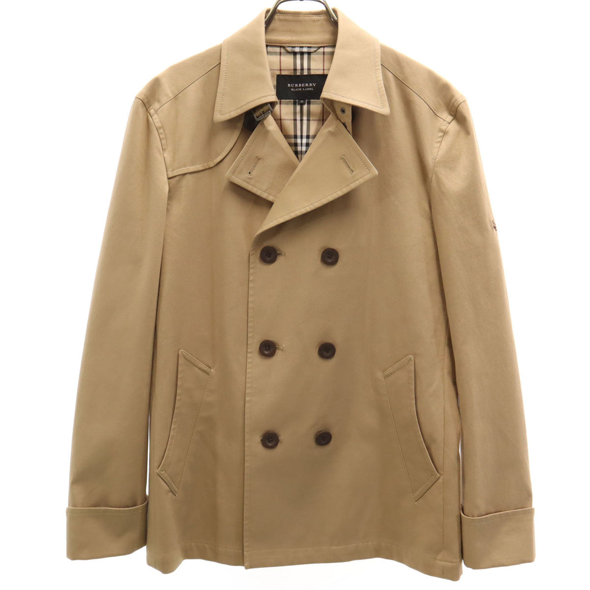 BURBERRY BLACK LABEL バーバリーブラックレーベル トレンチ ジャケット M ベージュ 三陽商会 メンズ