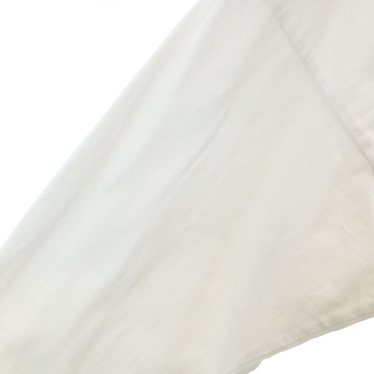 9090 ナインティナインティ バックプリント 長袖 Tシャツ M ホワイト ロンT メンズ