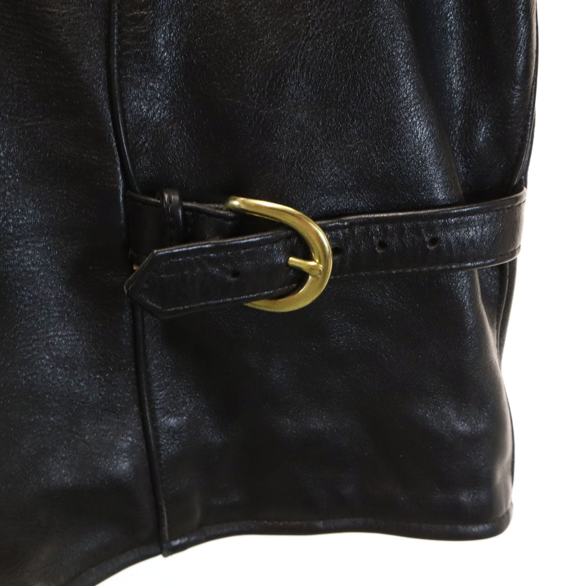 VANSON Leathers バンソンレザーズ レザー シングルライダースジャケット 52 ブラック メンズ