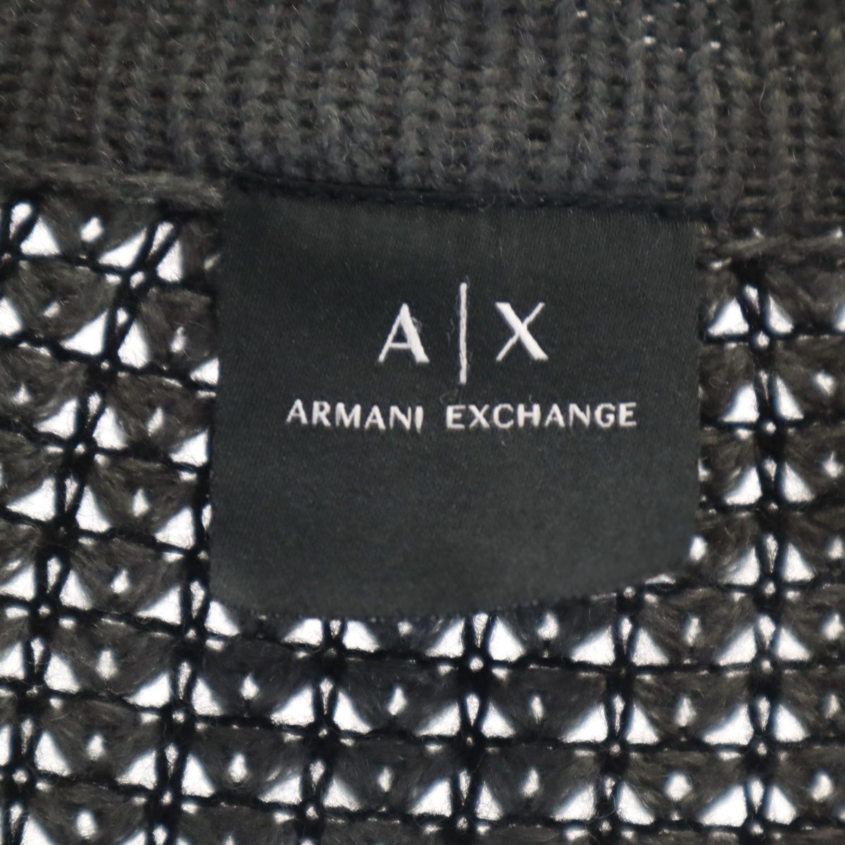 ARMANI EXCHANGE アルマーニエクスチェンジ 長袖 ニットカーディガン M グレー メンズ